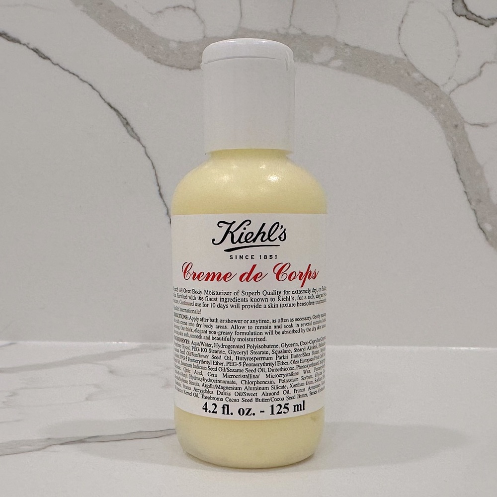 🔥2/$40🔥 Kiehl’s Creme de Corps Unscented Travel Size Body Moisturizer - Picture 2 of 8